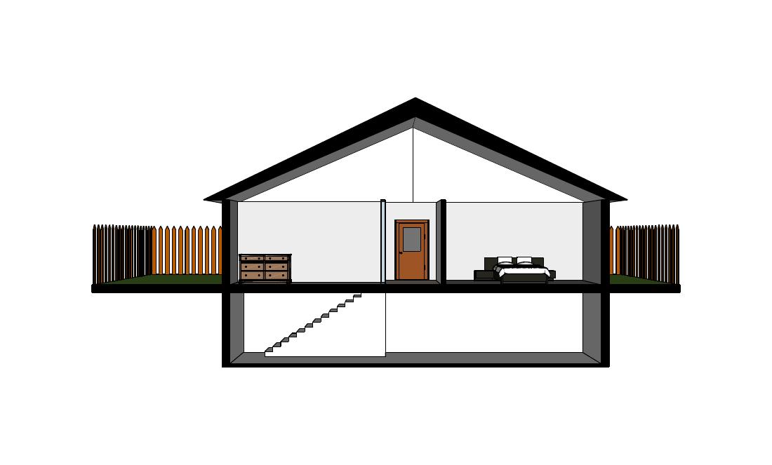 SketchUp residential section model by Nicholas